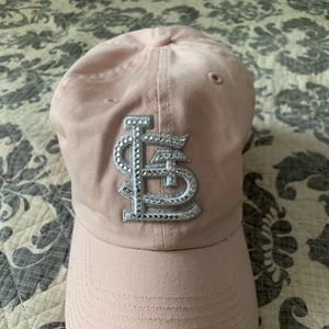 CARDINALS baseball cap | | light pink adjustable